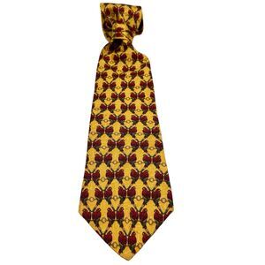 PAUL FREDRICK Mens Neck Tie Italian Silk